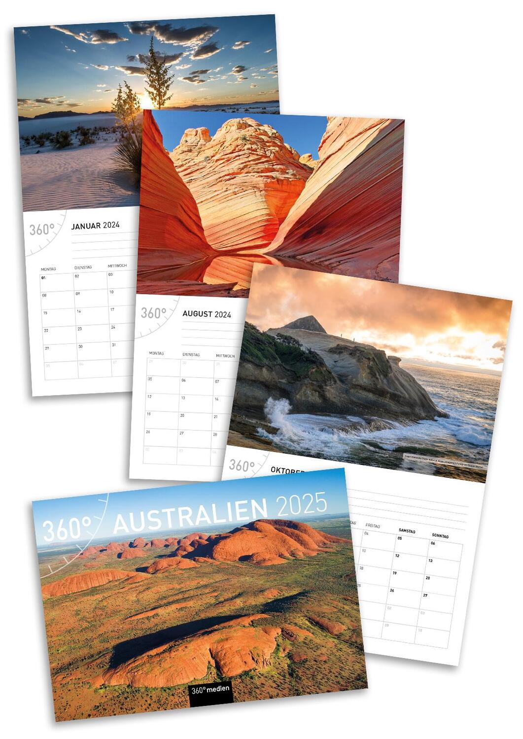 Bild: 9783968555737 | 360° Australien Broschürenkalender 2025 | Ingo Öland | Kalender | 2025