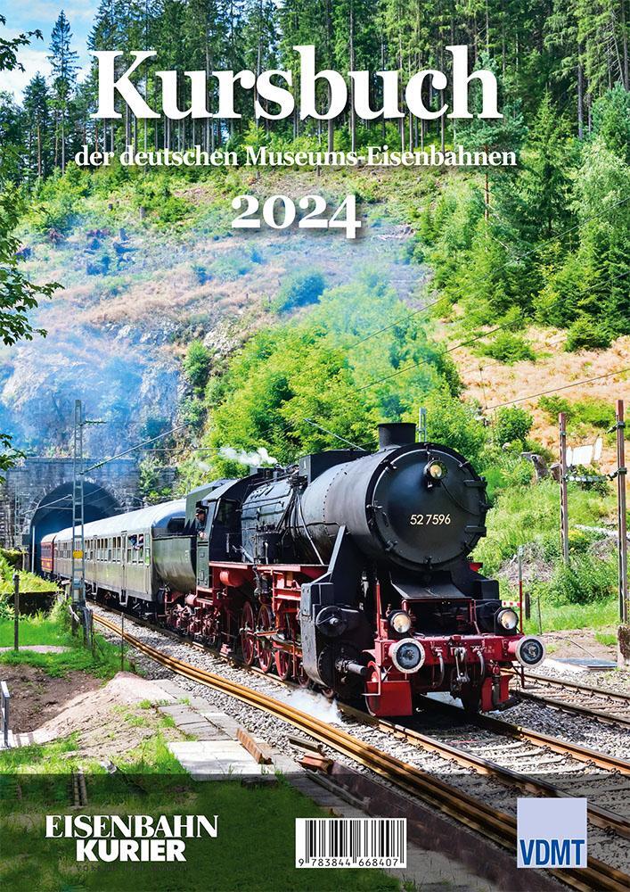 Cover: 9783844668445 | Kursbuch der deutschen Museums-Eisenbahnen - 2024 | Taschenbuch | 2024