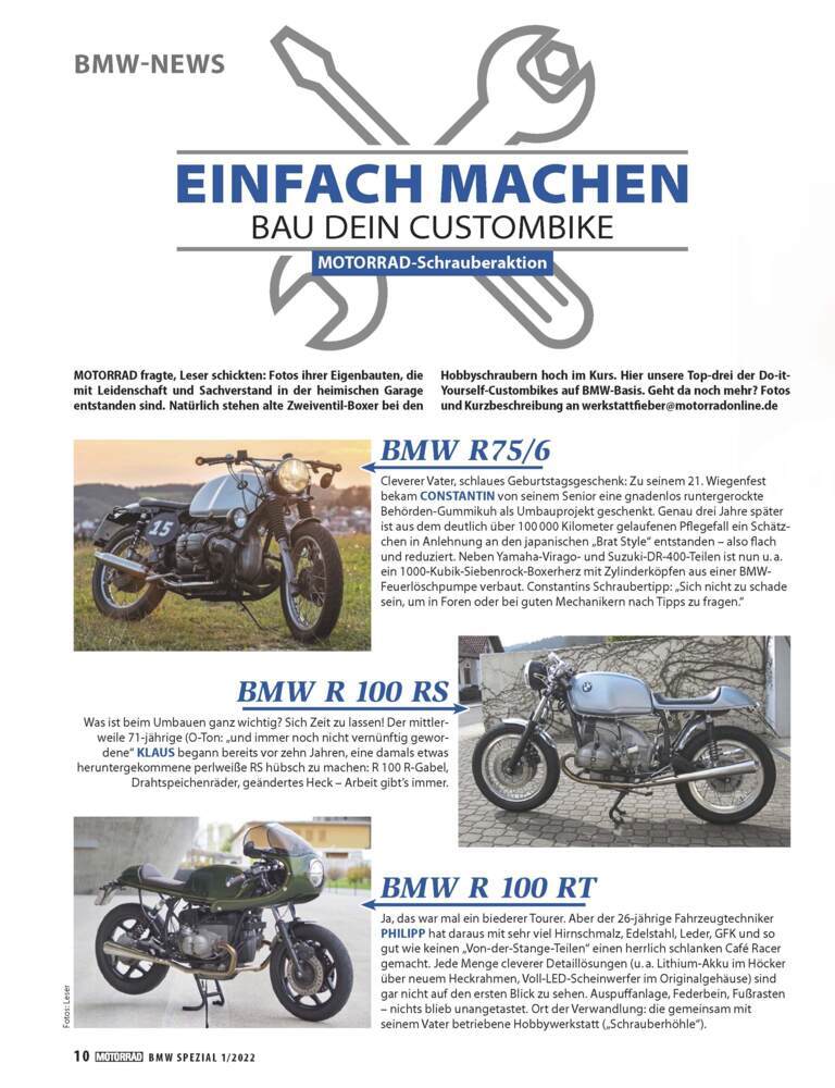 Bild: 9783613320475 | Motorrad BMW Spezial - 01/2022 | Taschenbuch | 130 S. | Deutsch | 2022