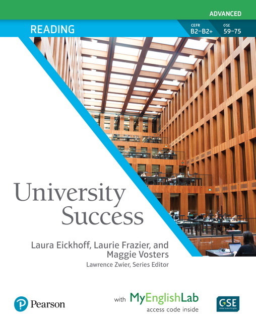 Cover: 9780134652702 | University Success Reading Advanced, Student Book with MyEnglishLab
