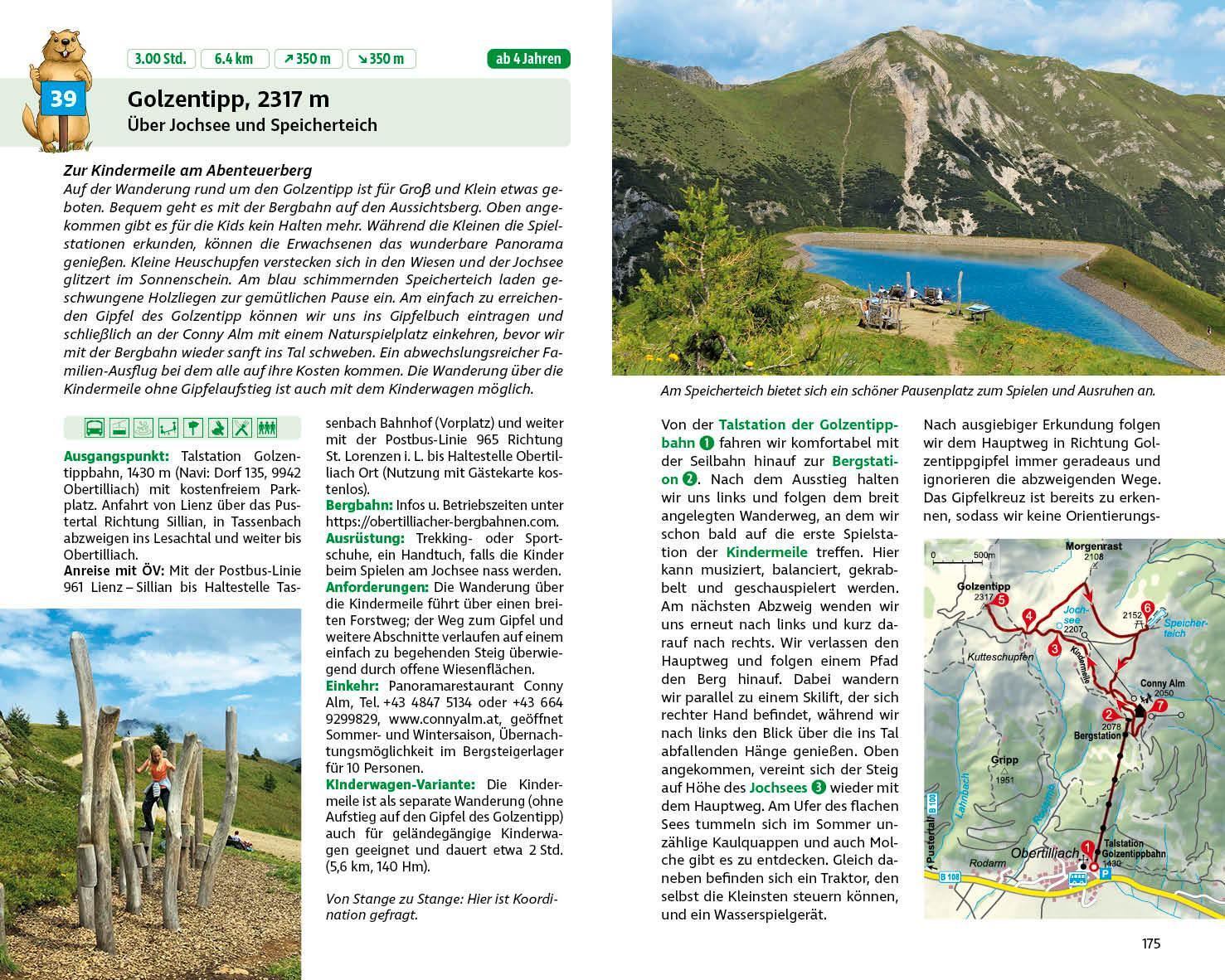 Bild: 9783763332922 | ErlebnisWandern mit Kindern Osttirol | Dina Knorr | Taschenbuch | 2022