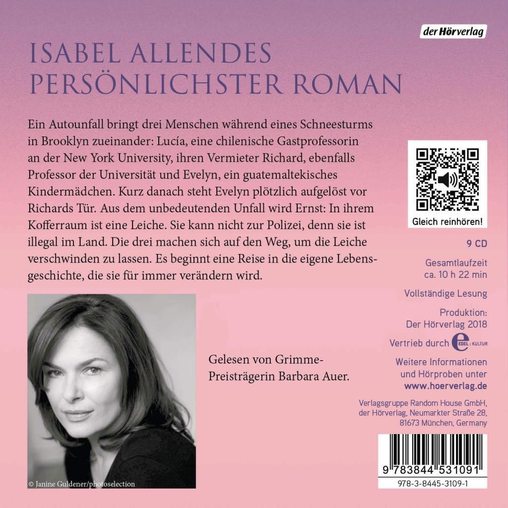 Bild: 9783844531091 | Ein unvergänglicher Sommer | Isabel Allende | Audio-CD | 9 Audio-CDs