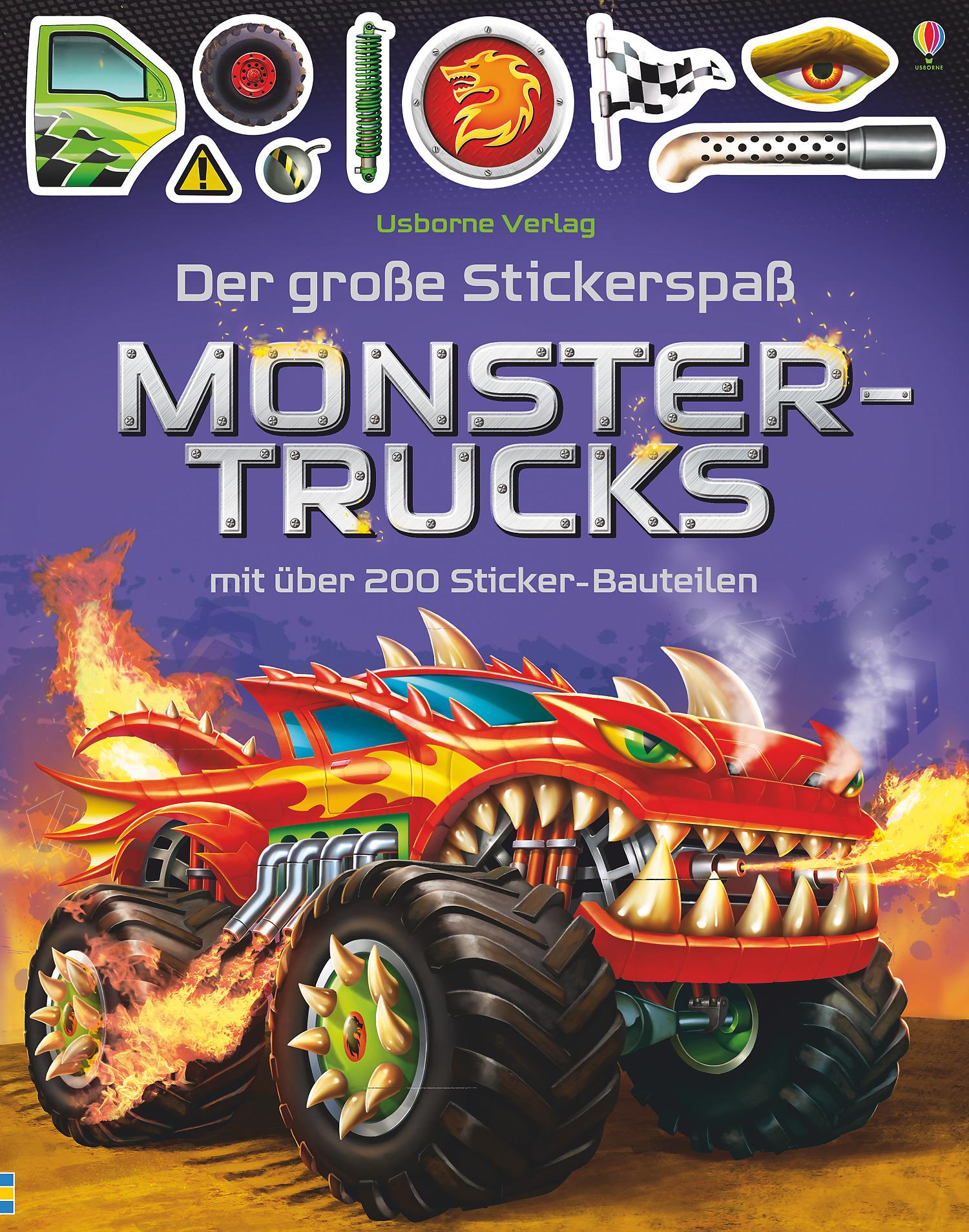 Cover: 9781782327851 | Der große Stickerspaß: Monstertrucks | Simon Tudhope | Taschenbuch