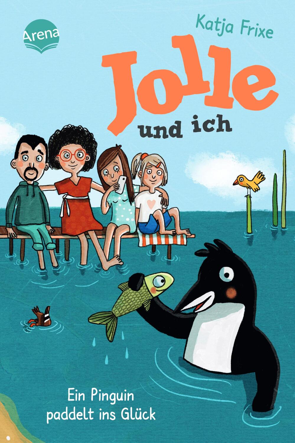 Cover: 9783401606323 | Jolle und ich (3). Ein Pinguin paddelt ins Glück | Katja Frixe | Buch