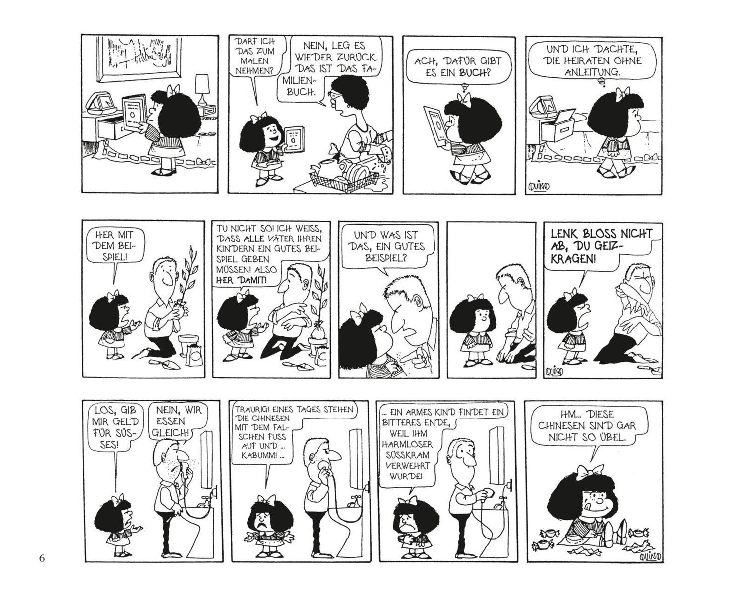 Bild: 9783551793164 | 60 Jahre Mafalda | Eine Auswahl der besten Comicstrips | Quino | Buch