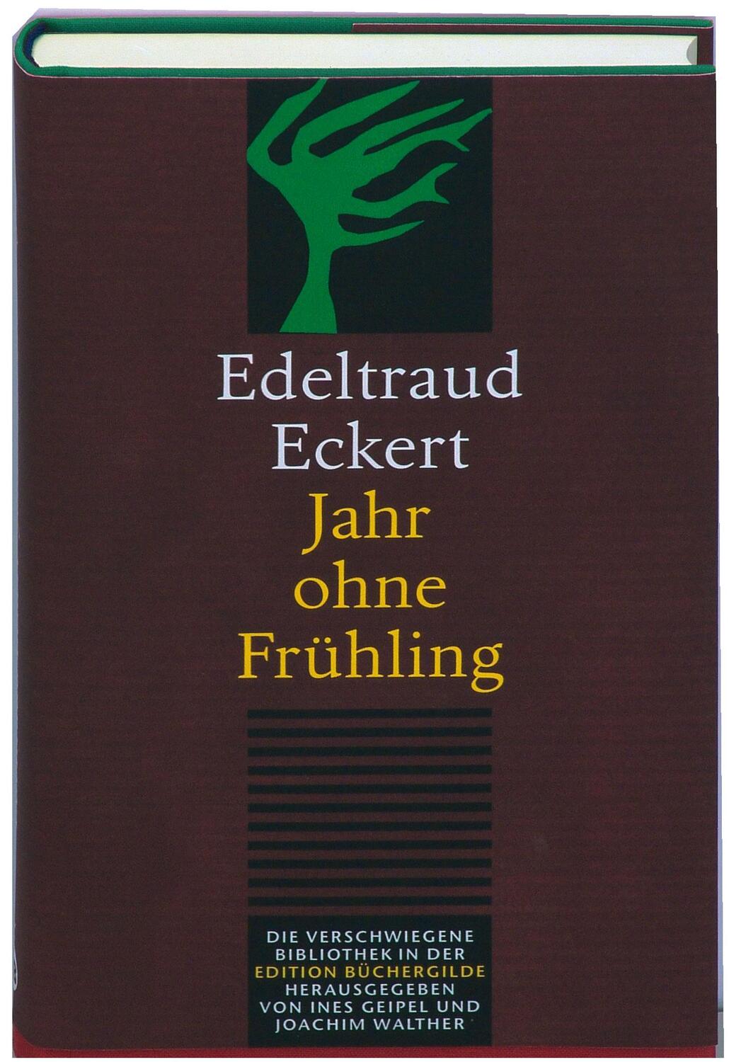 Cover: 9783936428438 | Jahr ohne Frühling | Gedichte und Briefe | Edeltraud Eckert | Buch