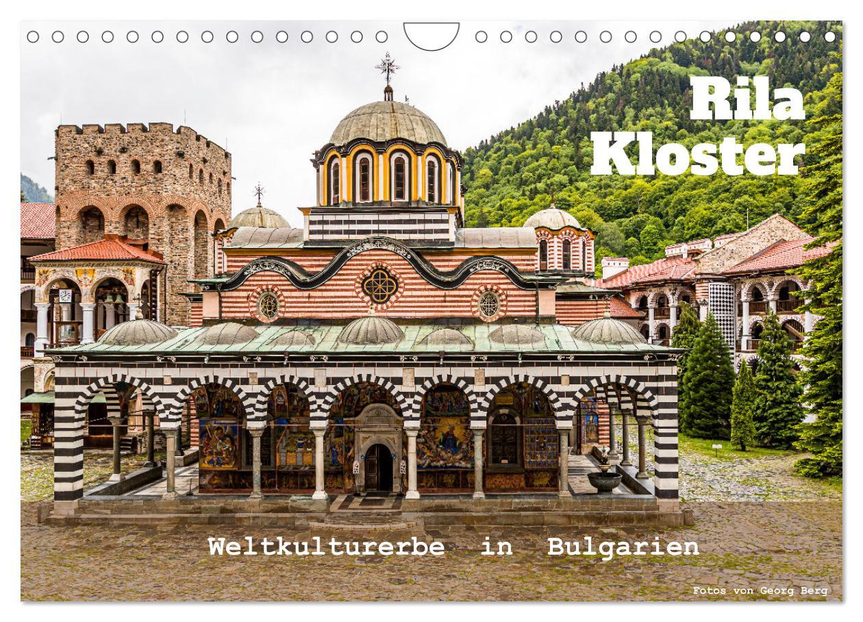 Cover: 9783435040025 | Rila Kloster ¿ Weltkulturerbe in Bulgarien (Wandkalender 2025 DIN...