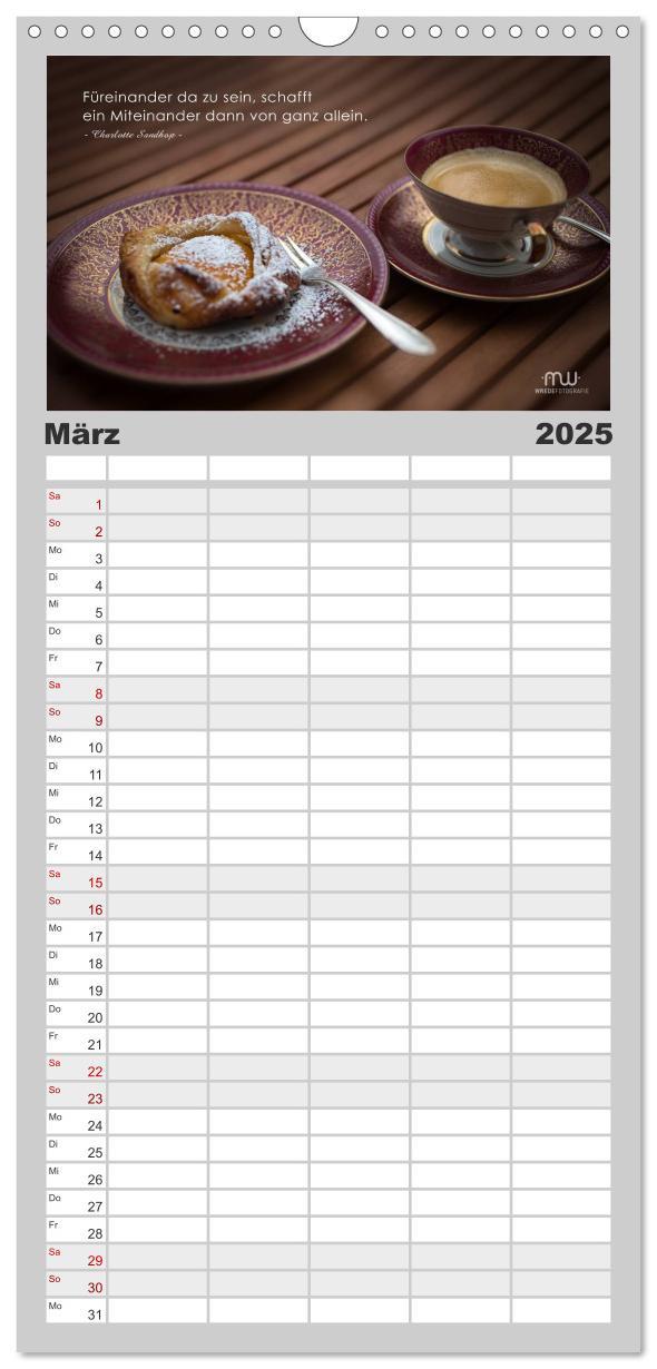 Bild: 9783457120545 | Familienplaner 2025 - Gedanken... Bildkalender mit Sprüchen mit 5...