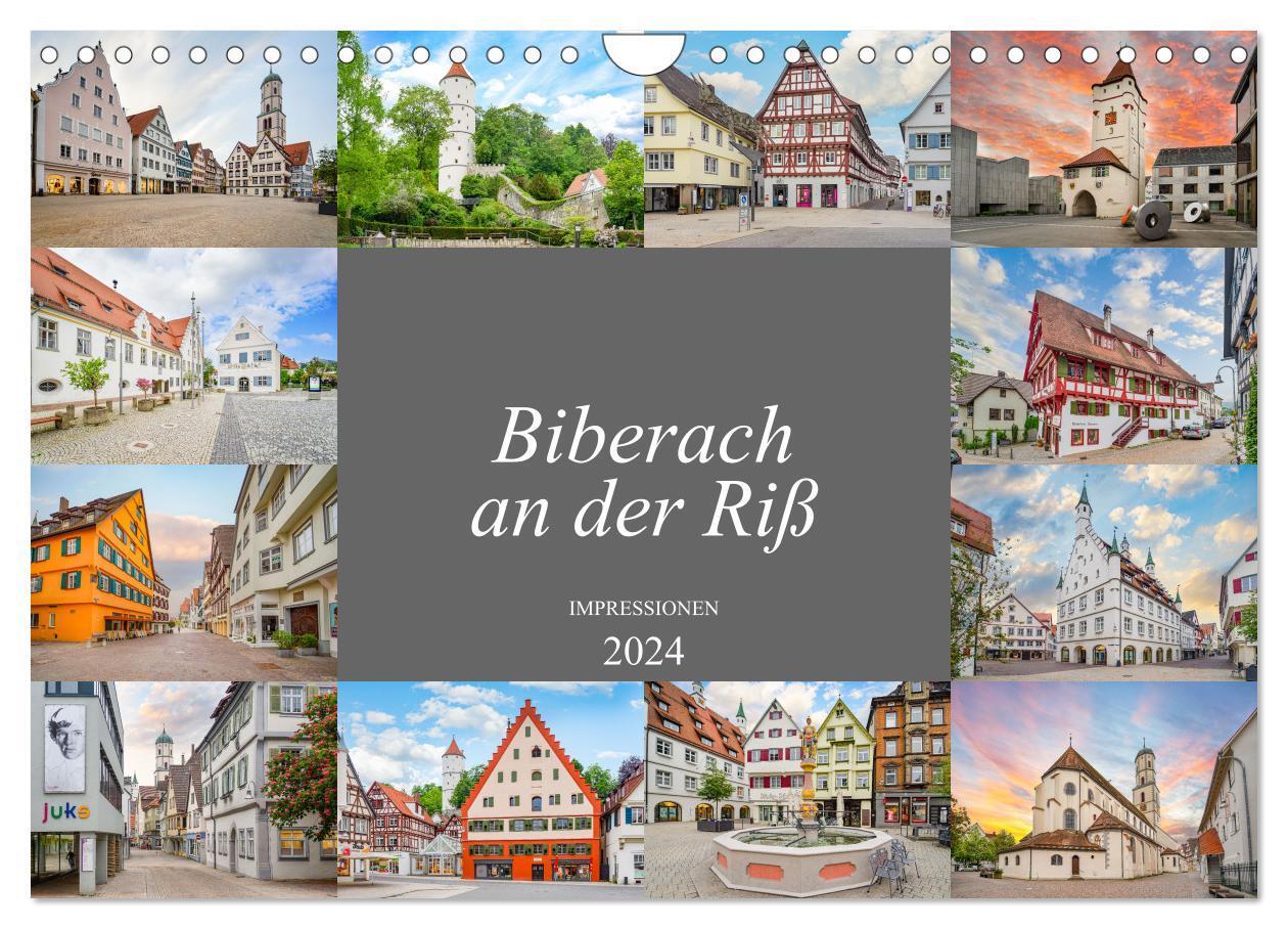 Cover: 9783675795808 | Biberach an der Riß Impressionen (Wandkalender 2024 DIN A4 quer),...