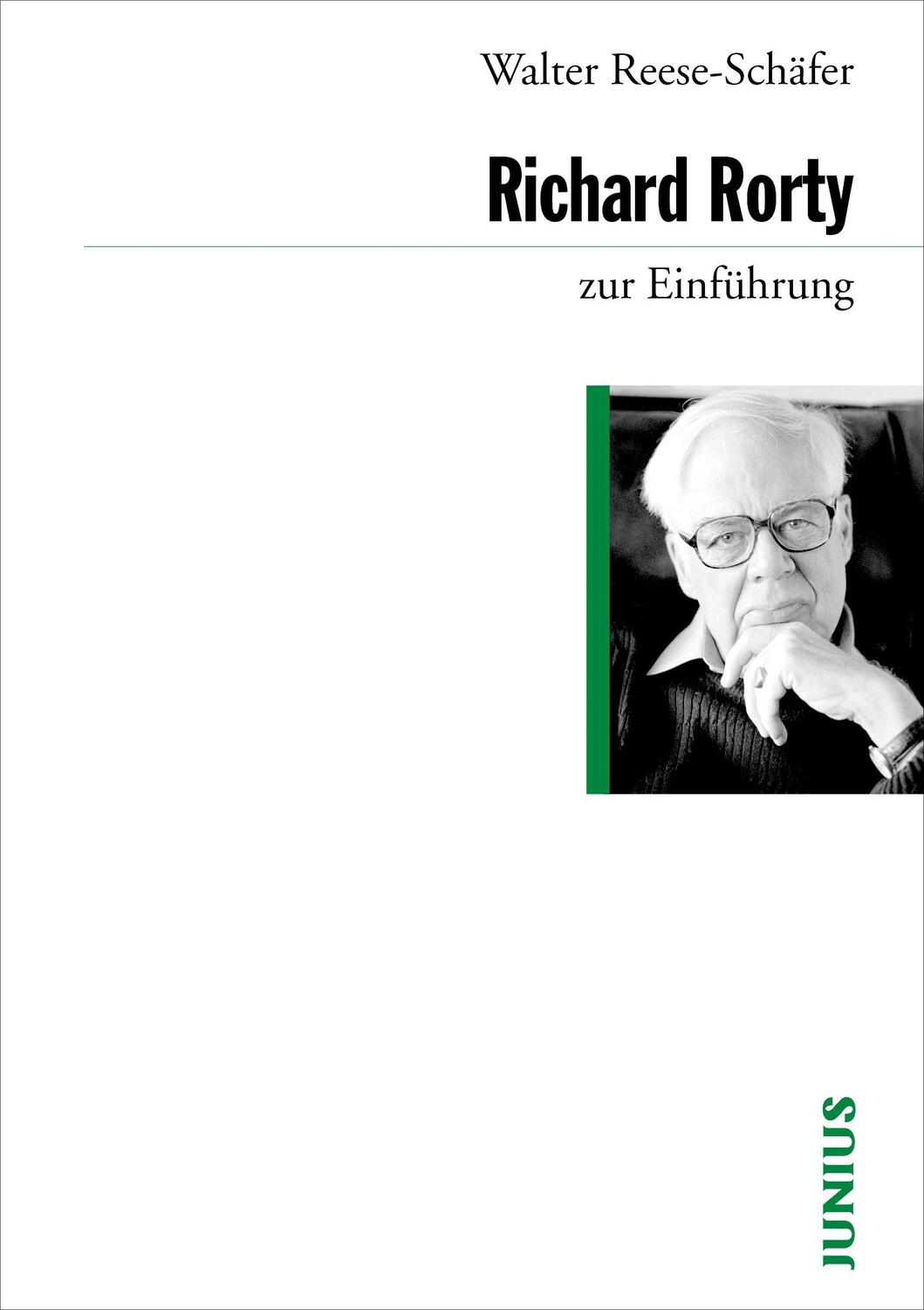 Cover: 9783885066231 | Richard Rorty zur Einführung | Walter Reese-Schäfer | Taschenbuch