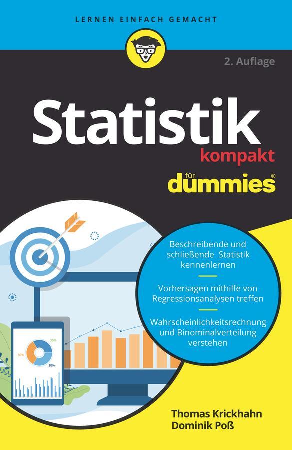 Cover: 9783527720910 | Statistik kompakt für Dummies | Thomas Krickhahn | Taschenbuch | 2023