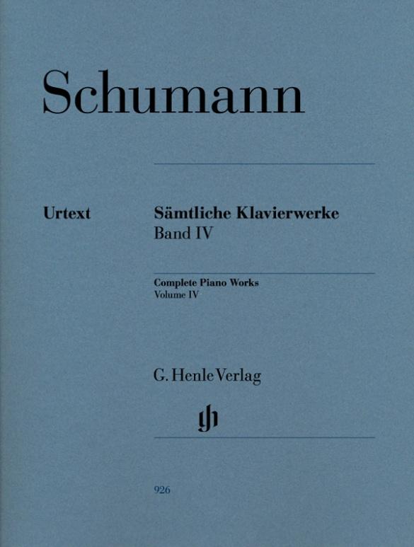 Cover: 9790201809267 | Sämtliche Klavierwerke 4 | Robert Schumann | Taschenbuch | Buch | 1998