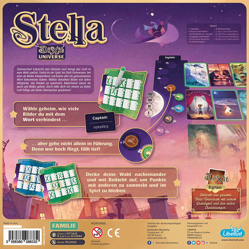 Bild: 3558380088332 | Stella (Spiel) | Spiel | In Spielebox | 2021 | Asmodee