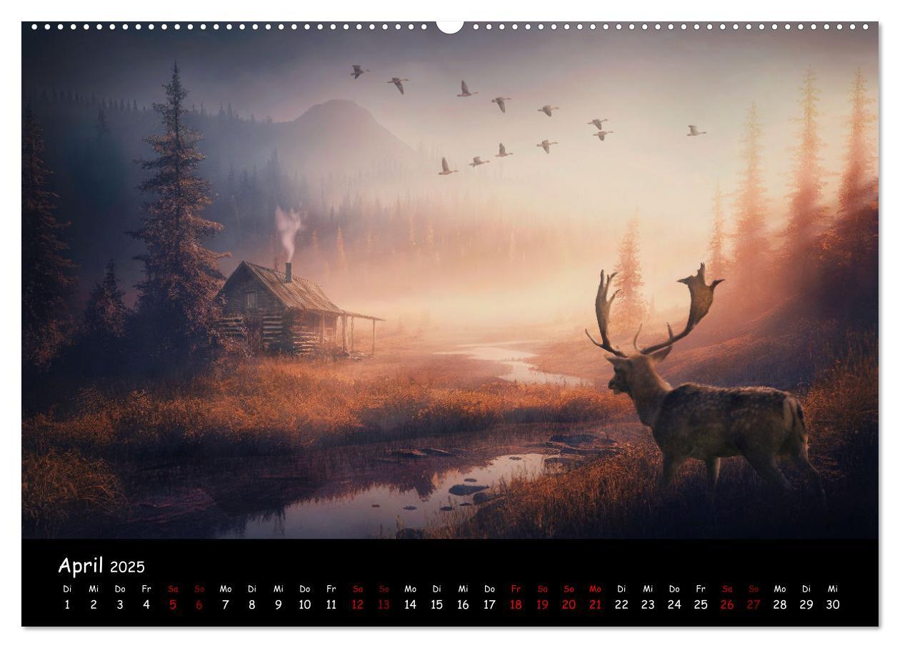 Bild: 9783383909993 | Ein Traum von Einsamkeit (Wandkalender 2025 DIN A2 quer), CALVENDO...