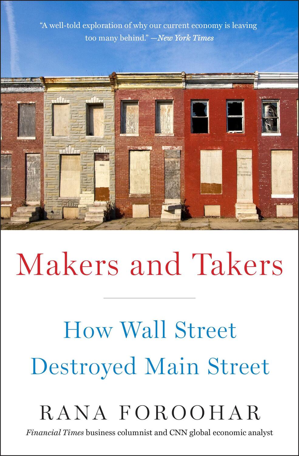 Cover: 9780553447255 | Makers and Takers | How Wall Street Destroyed Main Street | Foroohar