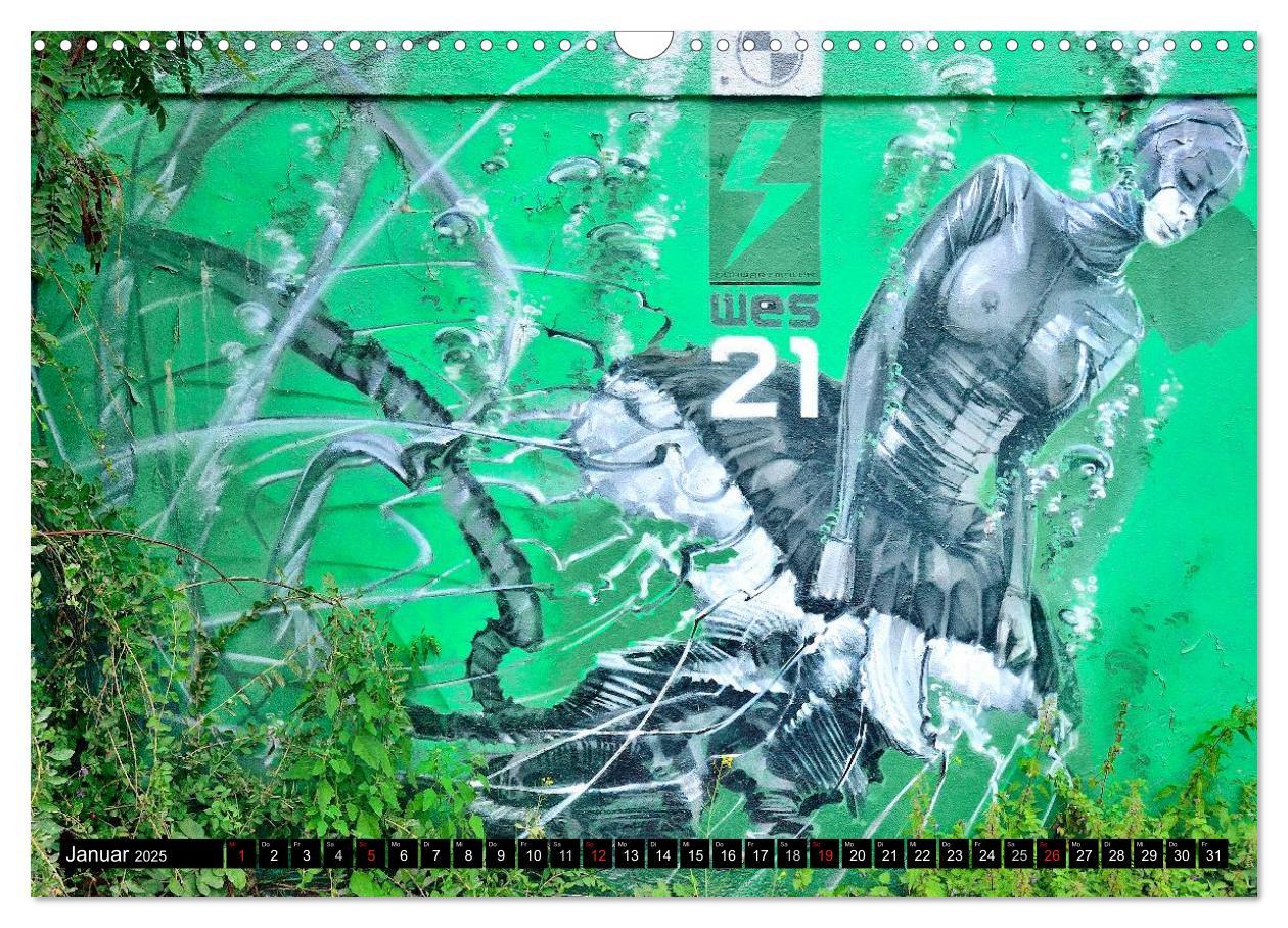 Bild: 9783435815876 | Graffiti ist Kult (Wandkalender 2025 DIN A3 quer), CALVENDO...