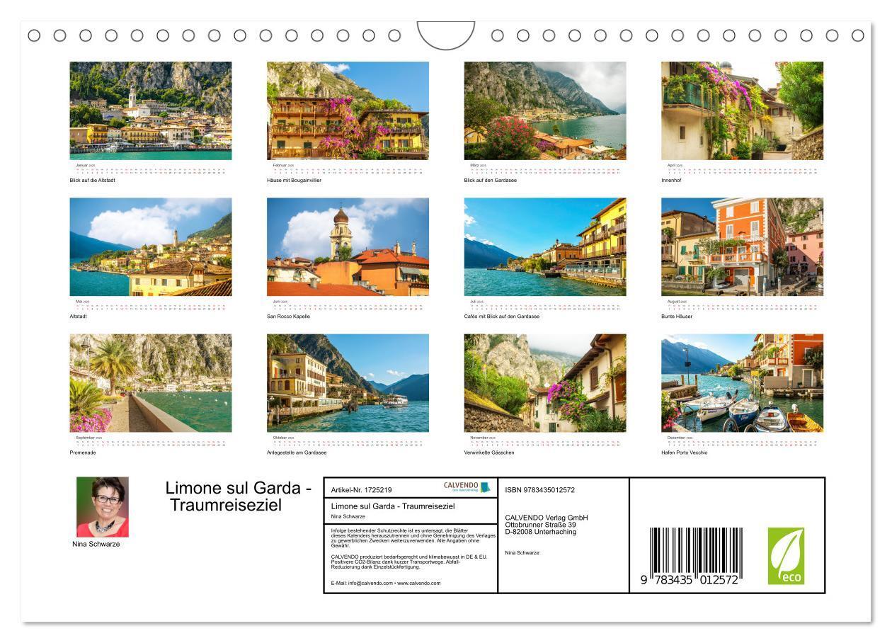 Bild: 9783435012572 | Limone sul Garda - Traumreiseziel (Wandkalender 2025 DIN A4 quer),...