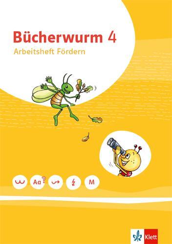Cover: 9783123108082 | Bücherwurm Sprachbuch 4. Arbeitsheft Fördern und Inklusion Klasse...