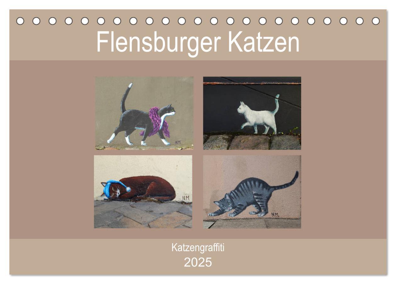 Cover: 9783435289288 | Flensburger Katzen (Tischkalender 2025 DIN A5 quer), CALVENDO...