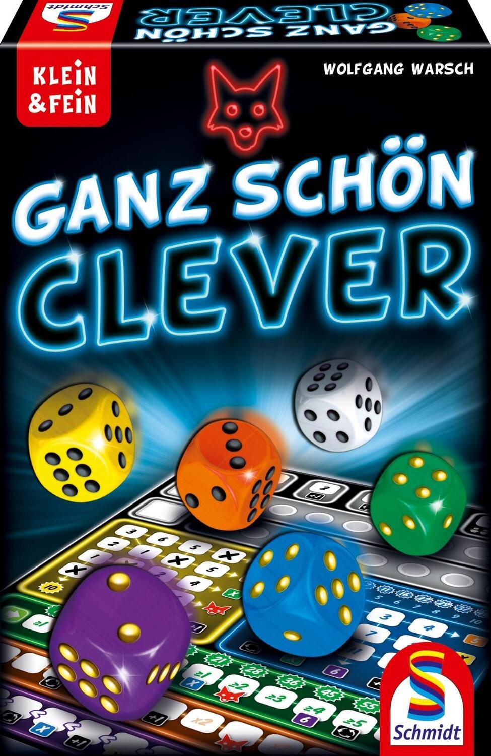 Cover: 4001504493400 | Ganz schön clever | Schmidt Spiele | Spiel | Deutsch | 2018 | Schmidt