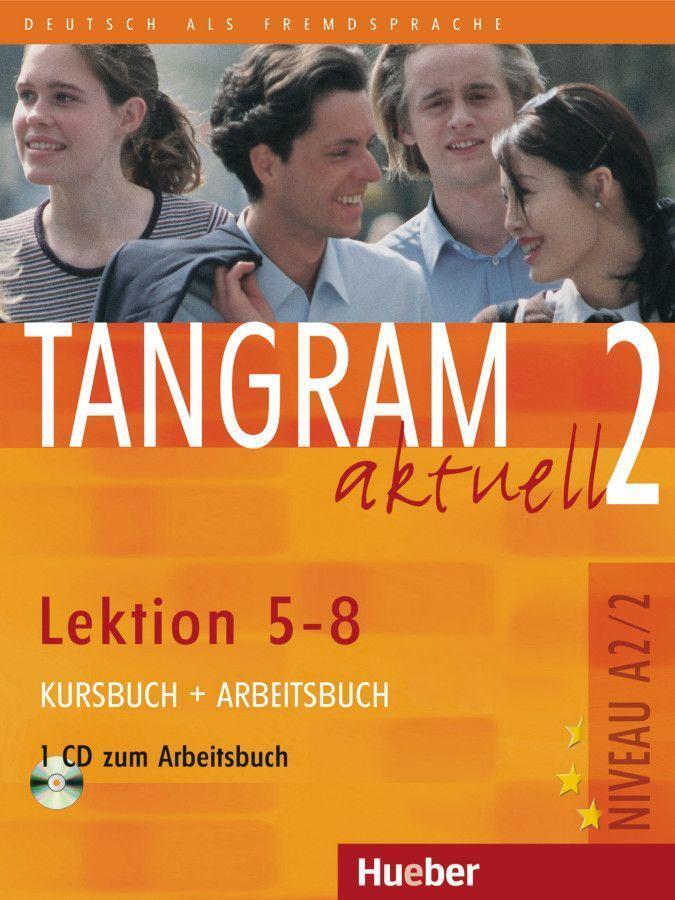 Cover: 9783190018178 | Tangram aktuell 2 - Lektion 5-8. Kursbuch und Arbeitsbuch mit CD...