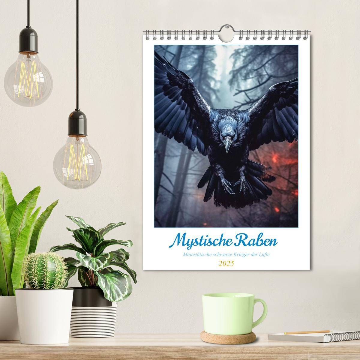 Bild: 9783435862016 | Mystische Raben (Wandkalender 2025 DIN A4 hoch), CALVENDO...