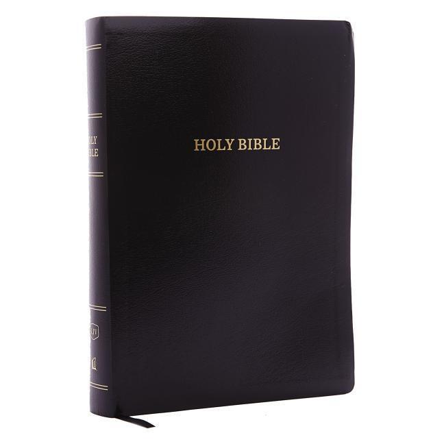 Cover: 9780785215615 | KJV, Reference Bible, Super Giant Print, Leather-Look, Black, Red...