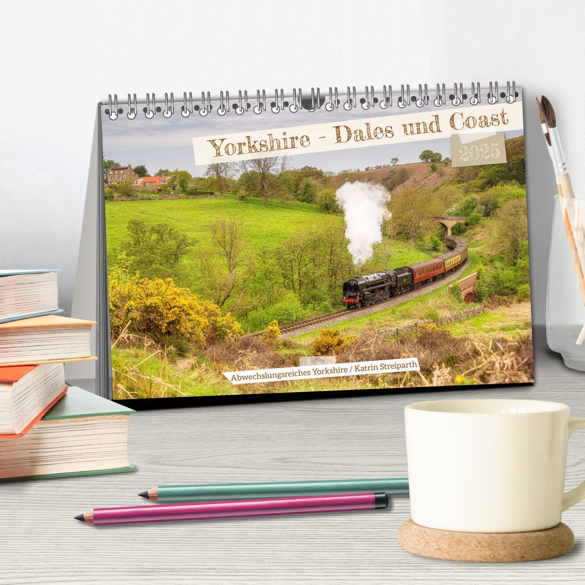 Bild: 9783383789786 | Yorkshire - Dales und Coast (Tischkalender 2025 DIN A5 quer),...