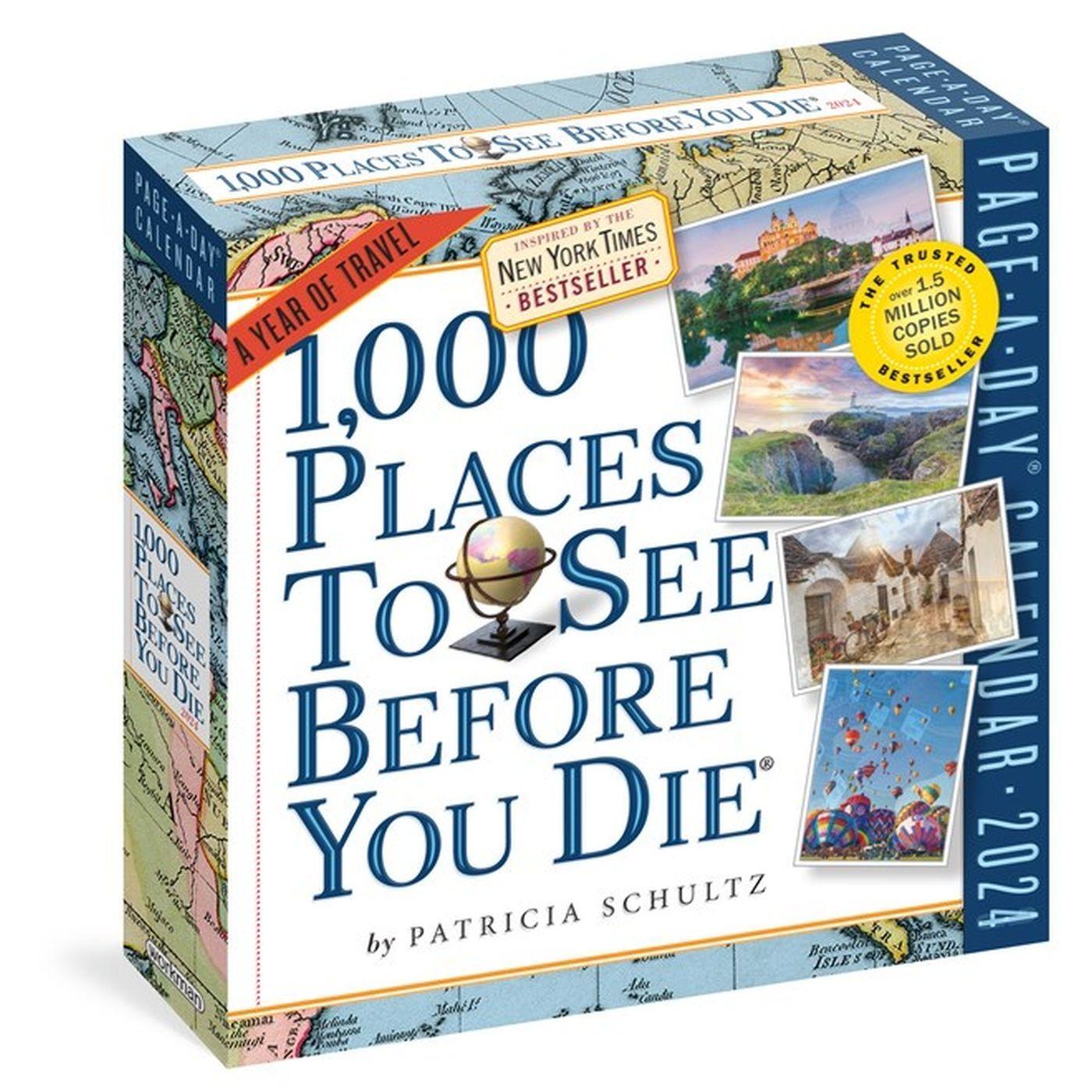 Cover: 9781523518708 | 1,000 Places to See Before You Die Page-A-Day Calendar 2024 | Kalender