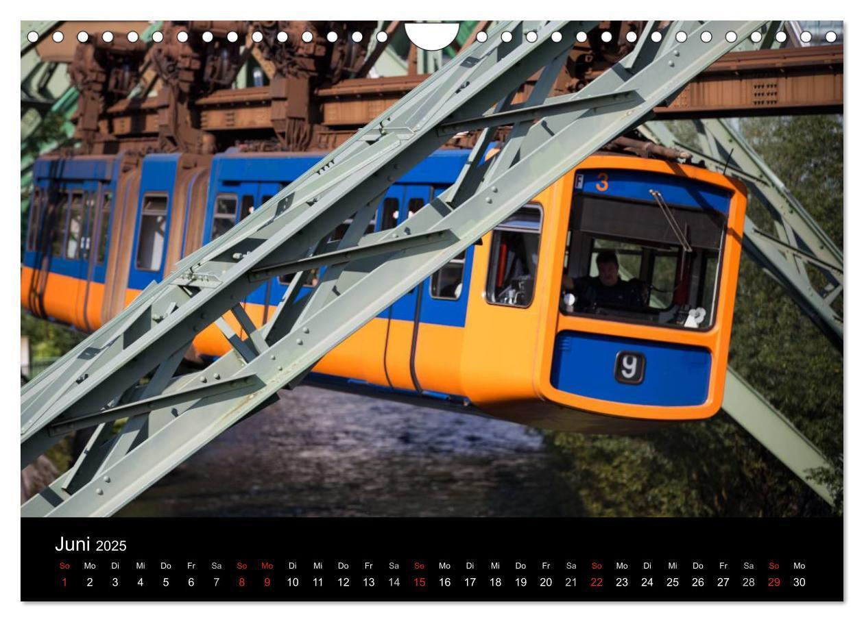 Bild: 9783435527618 | Die Wuppertaler Schwebebahn (Wandkalender 2025 DIN A4 quer),...