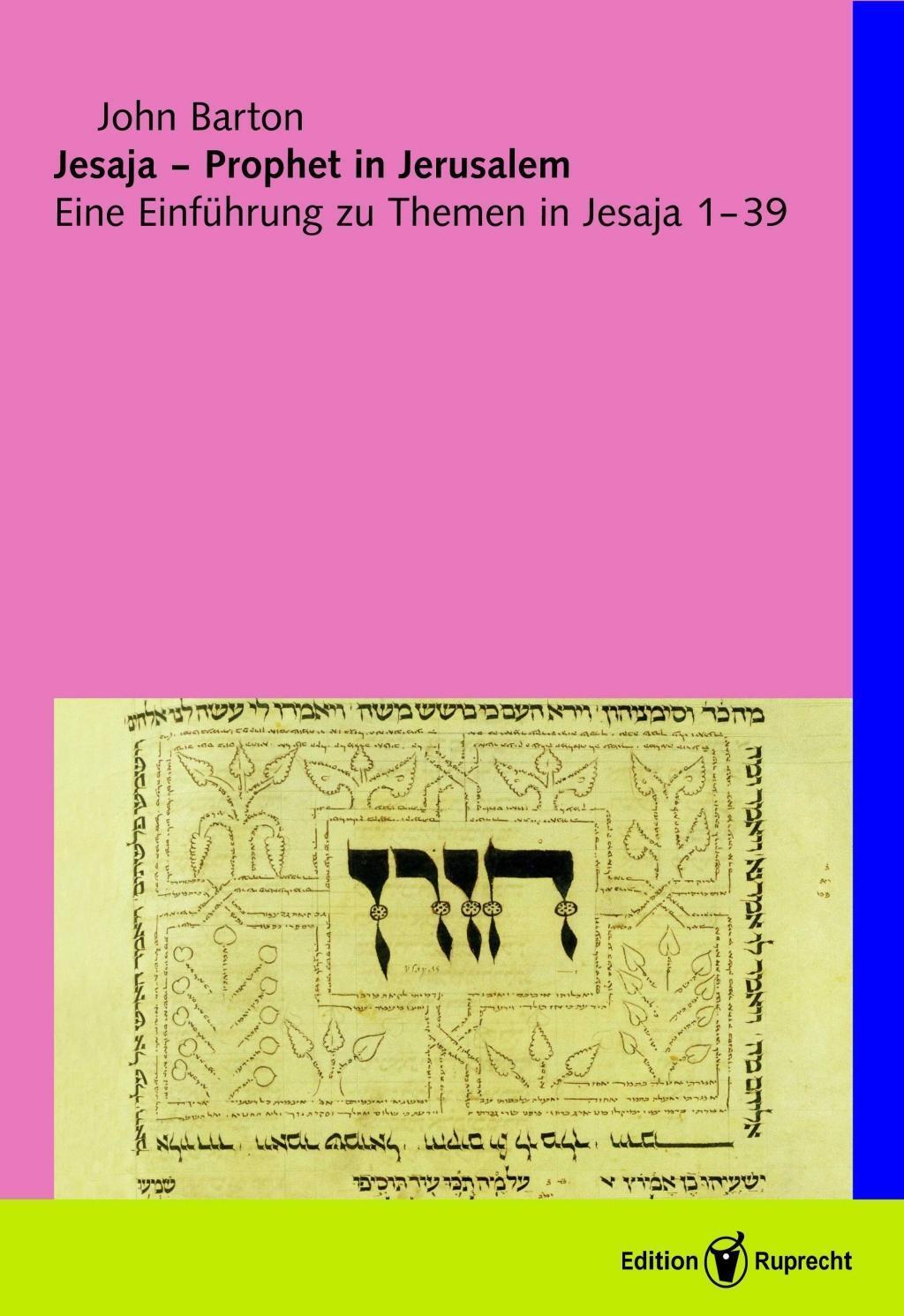 Cover: 9783767570795 | Jesaja - Prophet in Jerusalem | John Barton | Taschenbuch | 140 S.