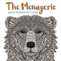 Cover: 9781910552155 | The Menagerie | Animal Portraits to Colour | Richard Merritt (u. a.)
