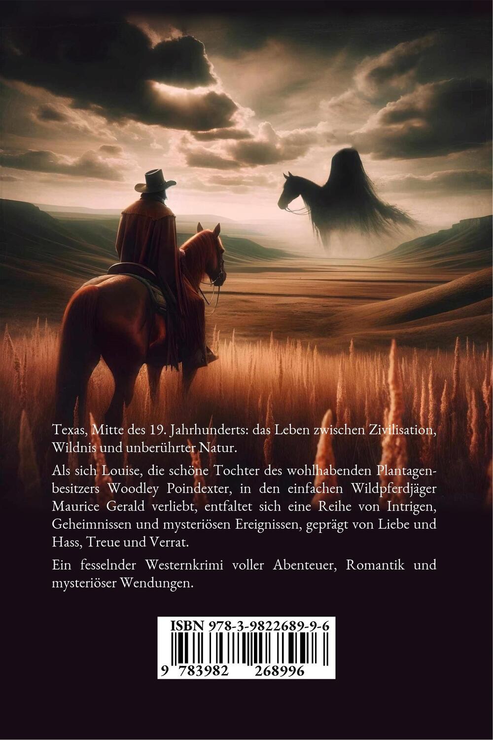 Rückseite: 9783982268996 | Der Reiter ohne Kopf | Eine mysteriöse Geschichte aus Texas | Reid