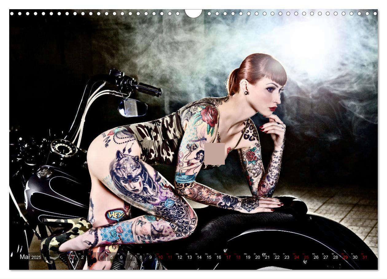 Bild: 9783383895432 | Motorräder und Sexy Girls (Wandkalender 2025 DIN A3 quer), CALVENDO...