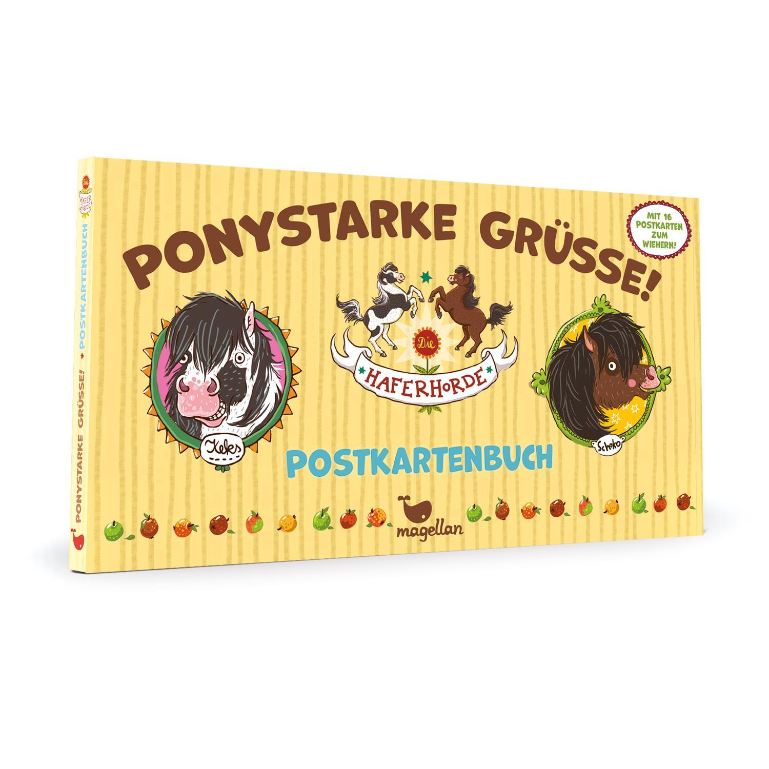 Bild: 4280000943125 | Die Haferhorde - Ponystarke Grüße! - Postkartenbuch | Suza Kolb | Buch