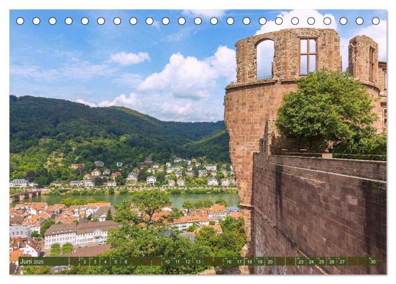 Bild: 9783435330416 | Heidelberger Neckarzauber (Tischkalender 2025 DIN A5 quer),...