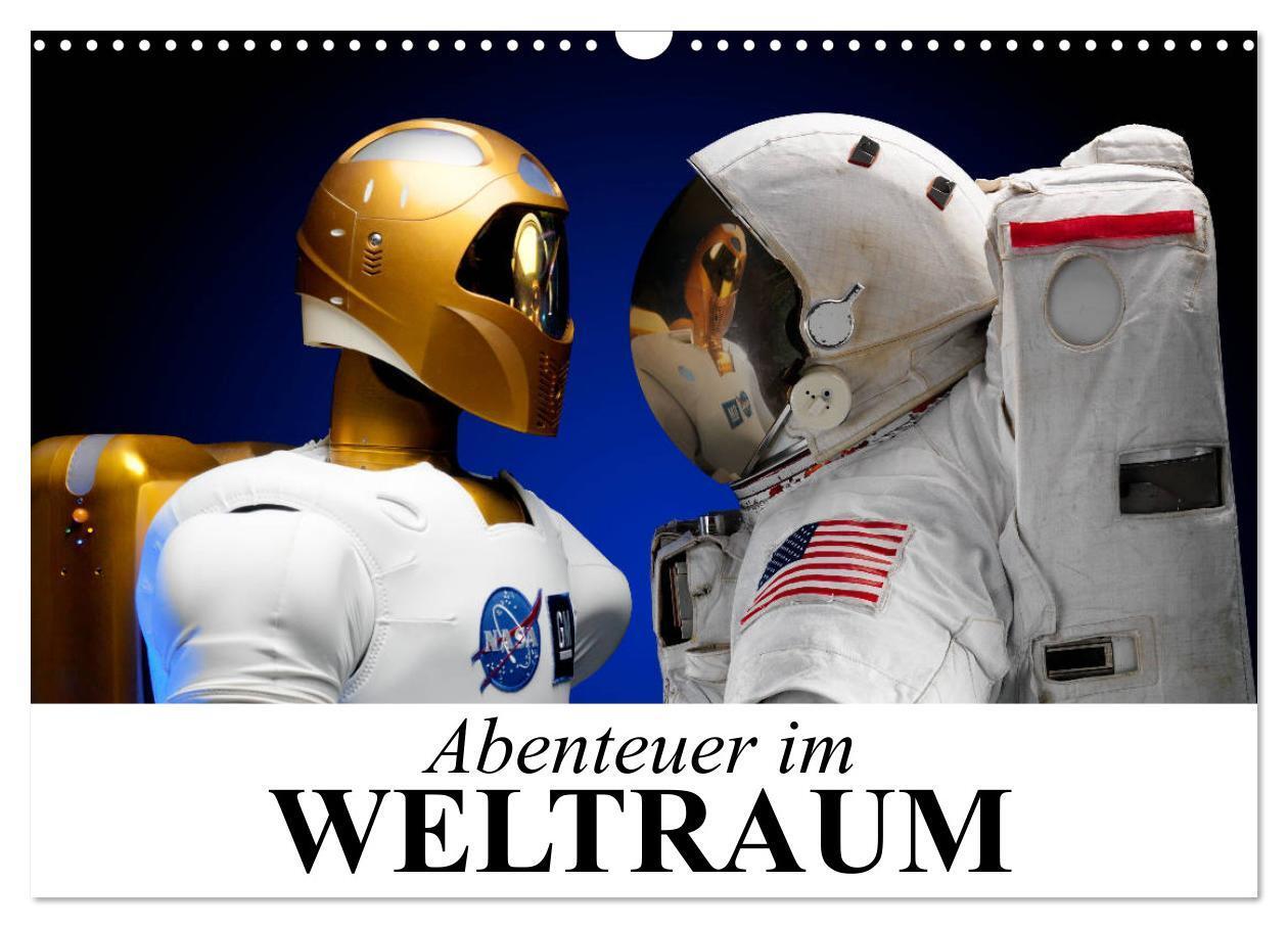 Cover: 9783435455126 | Abenteuer im Weltraum (Wandkalender 2025 DIN A3 quer), CALVENDO...