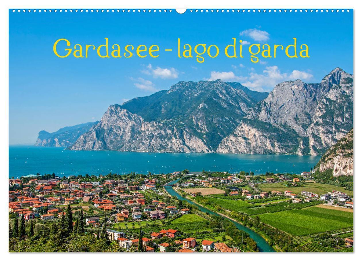 Cover: 9783435655625 | Gardasee - lago di Garda by Sascha Ferrari (Wandkalender 2025 DIN...