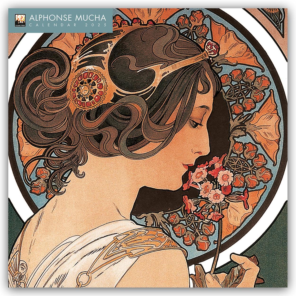 Cover: 9781835620281 | Alphonse Mucha - Alfons Mucha 2025 | Tree Flame | Kalender | 14 S.