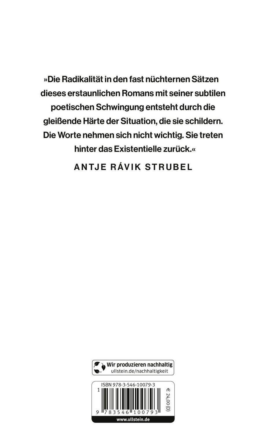 Rückseite: 9783546100793 | Die Wand | Marlen Haushofer | Buch | 320 S. | Deutsch | 2023