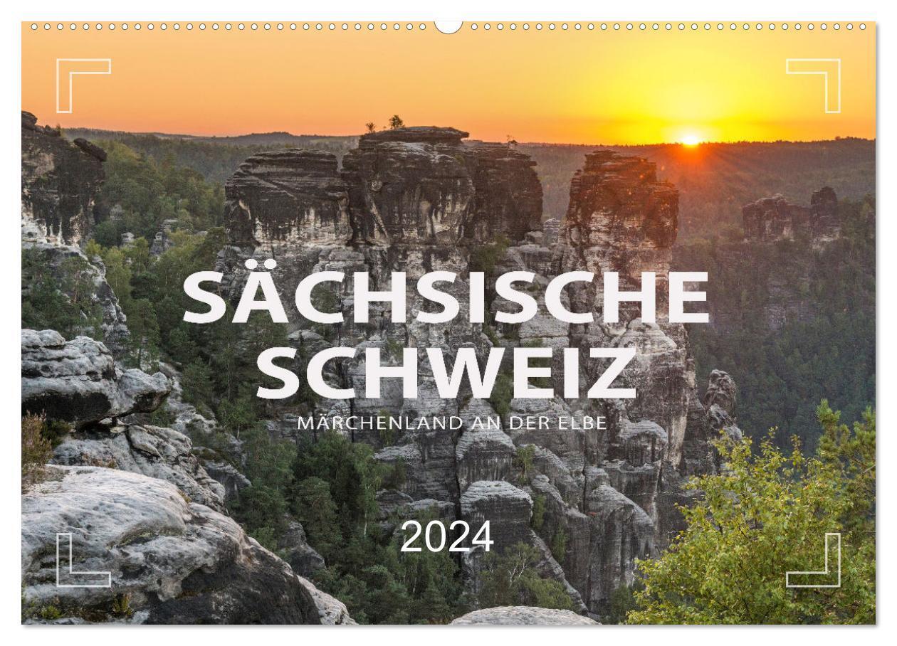 Cover: 9783383002076 | SÄCHSISCHE SCHWEIZ - Märchenland an der Elbe (Wandkalender 2024 DIN...