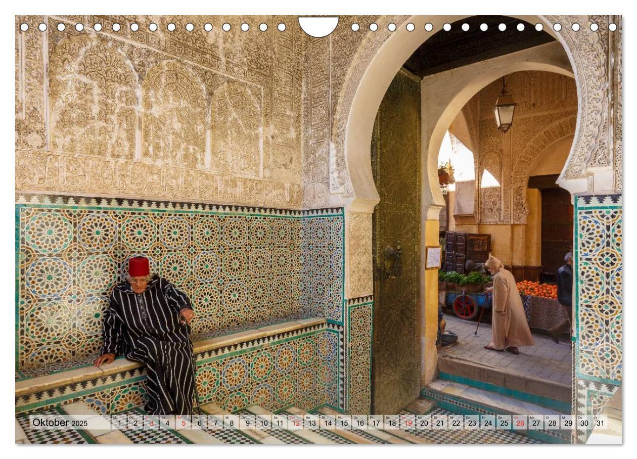 Bild: 9783435477913 | Marokko: Marrakesch, Atlas, Sahara, Fès (Wandkalender 2025 DIN A4...