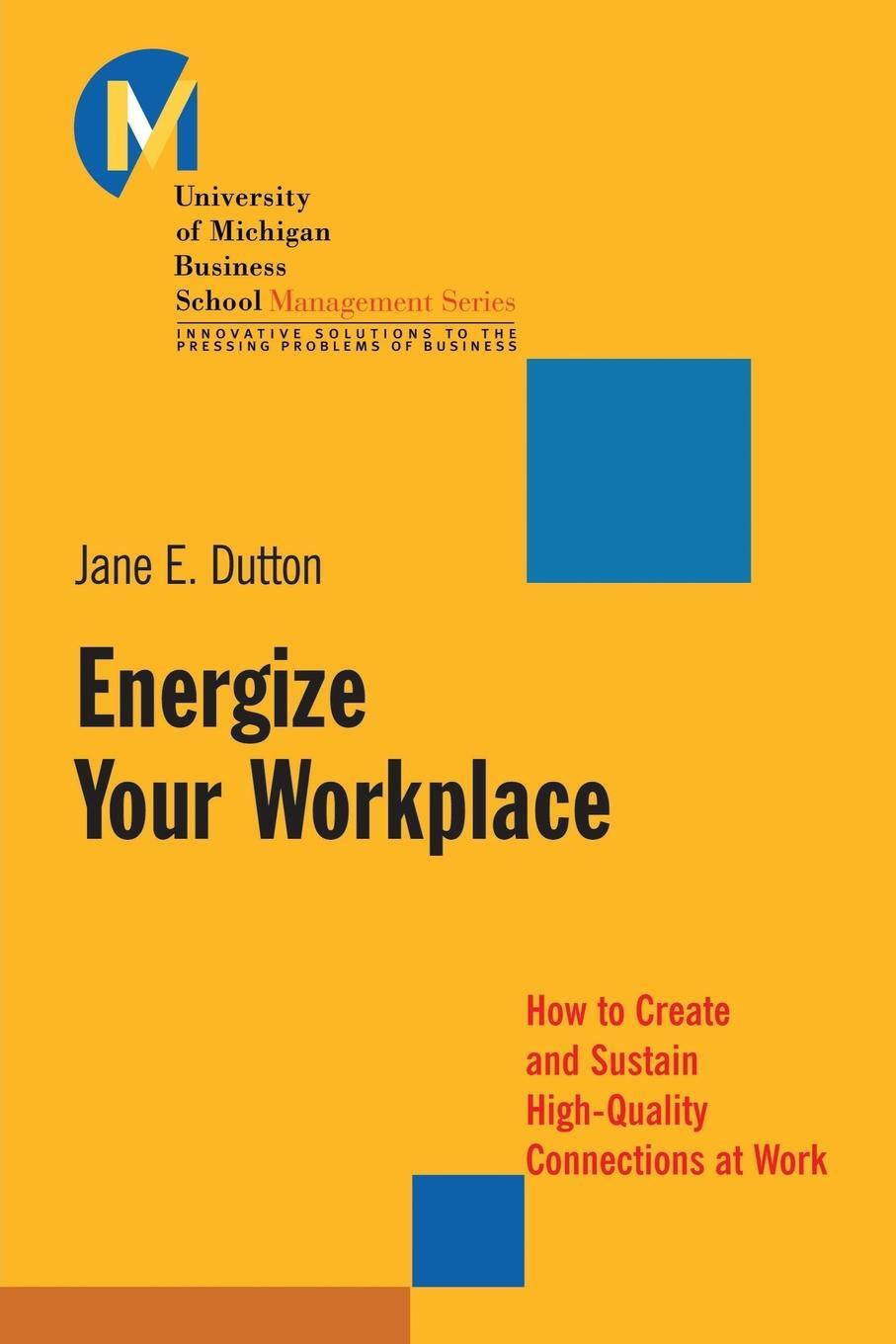 Cover: 9780787956226 | Energize Your Workplace | Jane E Dutton | Taschenbuch | Englisch