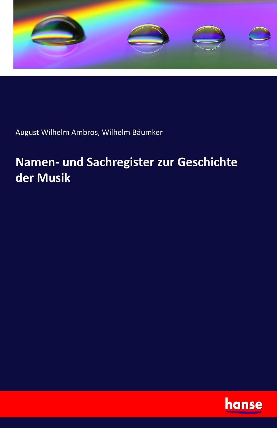Cover: 9783742849182 | Namen- und Sachregister zur Geschichte der Musik | Ambros (u. a.)