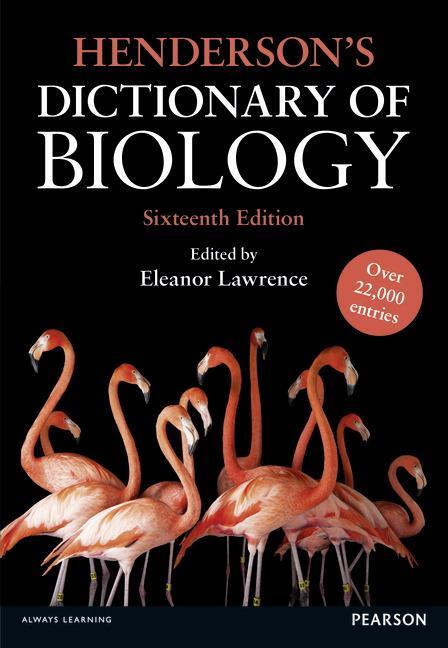 Cover: 9781292086071 | Henderson's Dictionary of Biology | Eleanor Lawrence | Taschenbuch