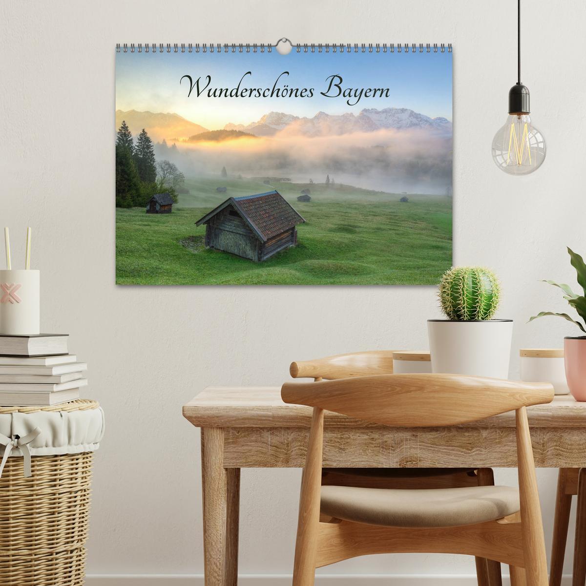 Bild: 9783435197422 | Wunderschönes Bayern (Wandkalender 2025 DIN A3 quer), CALVENDO...