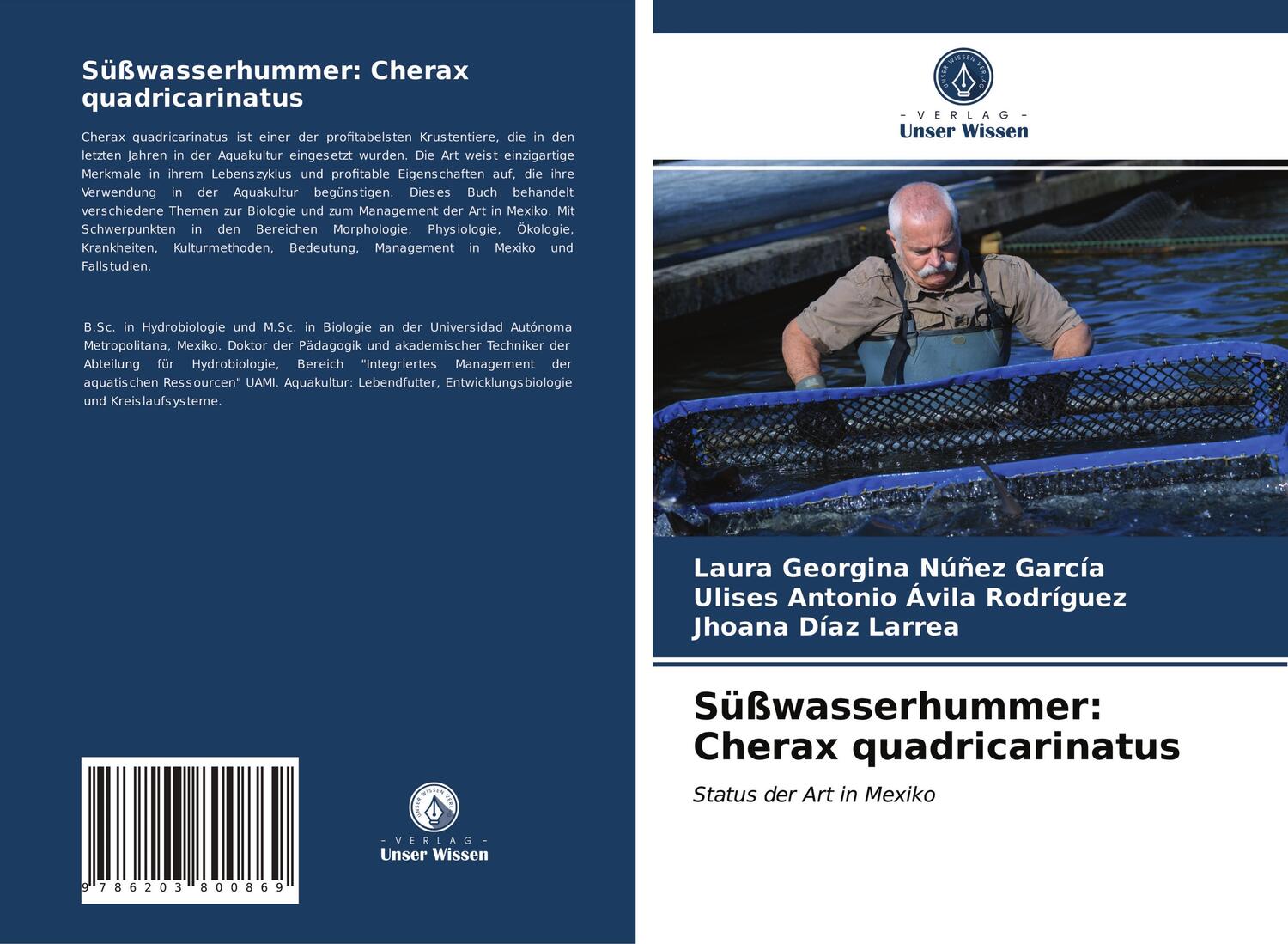 Cover: 9786203800869 | Süßwasserhummer: Cherax quadricarinatus | Status der Art in Mexiko