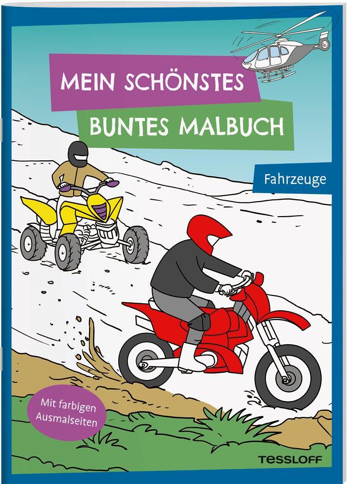 Cover: 9783788646707 | Mein schönstes buntes Malbuch. Fahrzeuge | Broschüre | 32 S. | Deutsch