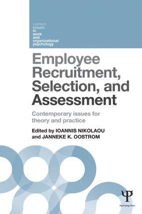 Cover: 9781138823266 | Employee Recruitment, Selection, and Assessment | Nikolaou (u. a.)