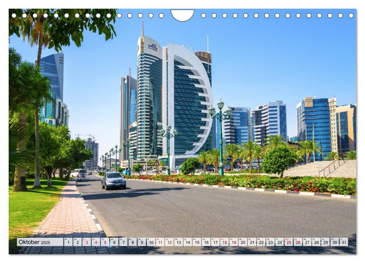 Bild: 9783435142286 | Doha - Hauptstadt von Katar (Wandkalender 2025 DIN A4 quer),...